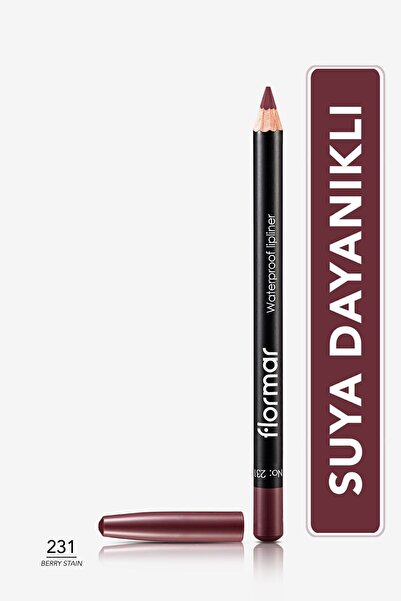 Flormar Dudak Kalemi - Waterproof Lipliner 231 Berry Stain 8690604111312