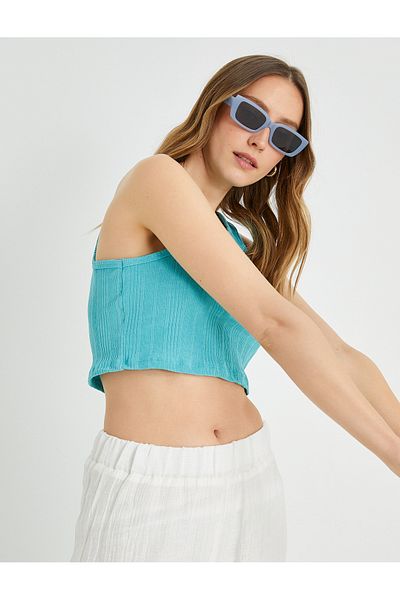 Koton Crop Atlet Halter Guler