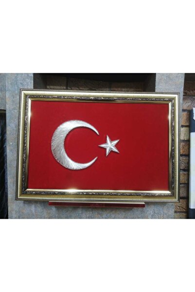DEKORCUM Filografi türk bayrağı 50x70 cm