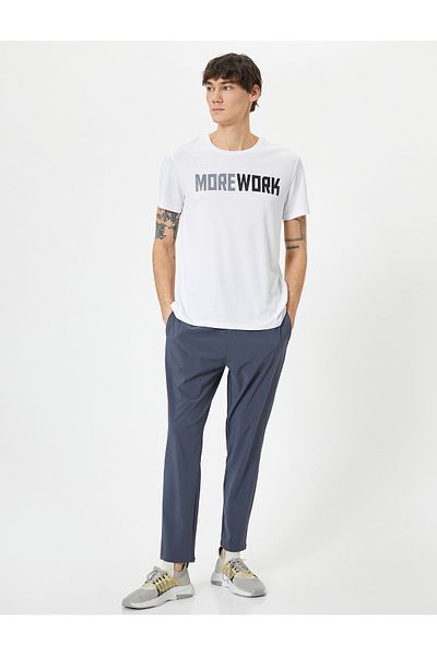Koton Slim Fit Sports Sweatpants - Ελαστική μέση και λεπτομέρεια τσέπης