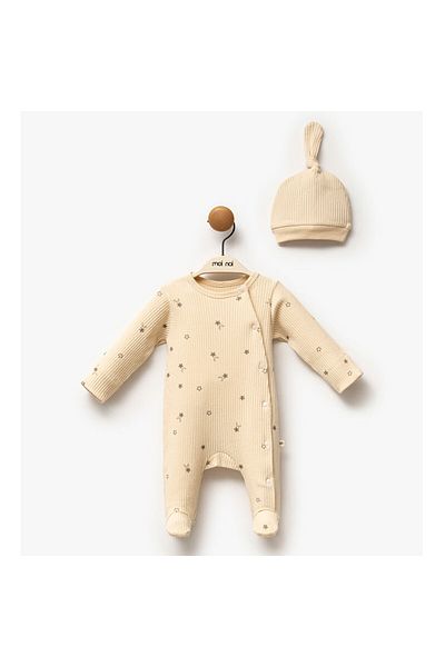BEREKET BABY 0-6 Months Baby Romper and Hat Set - Bereket Baby