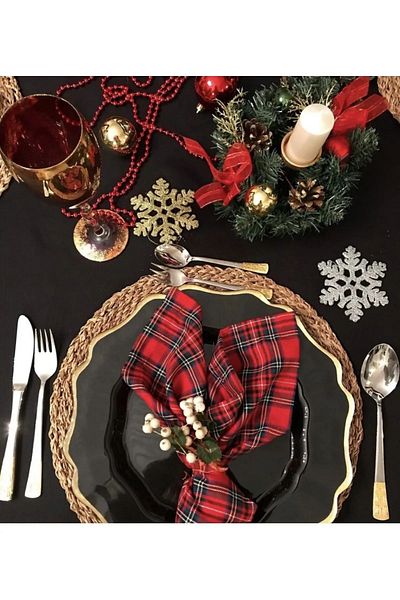 Soft Kare Christmas Concept 6-Piece Service Napkin