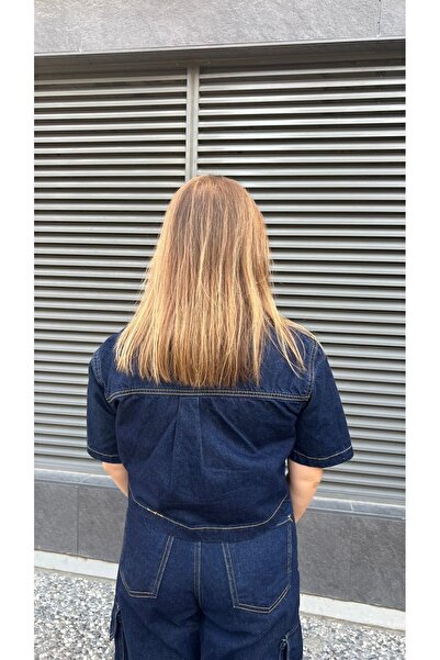 Flow Kargo Cepli Jean Pantolon Ve Gömlek Takım