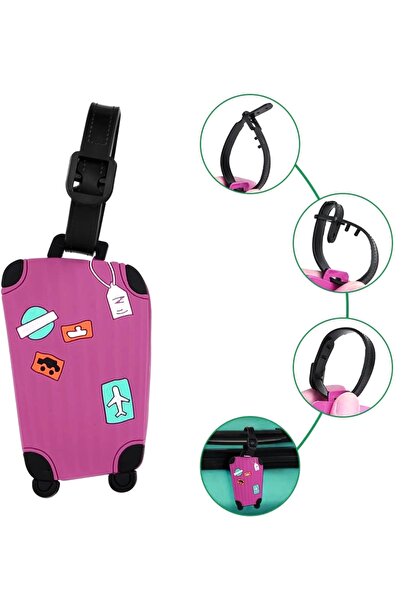 Boldy Ετικέτα βαλίτσας 3D - Ετικέτα βαλίτσας και Τσάντα Ετικέτα - Bagaj İs Με...