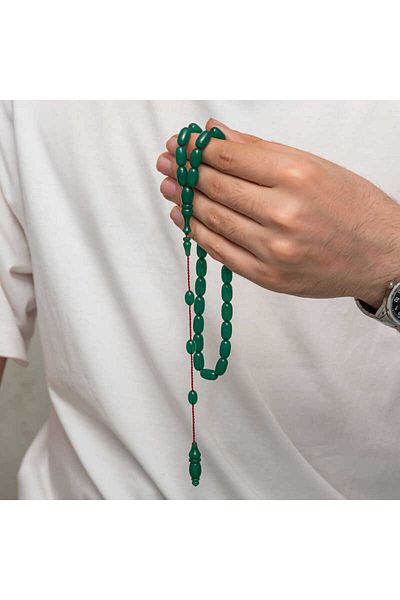 Skygo Pressed Amber Prayer Beads