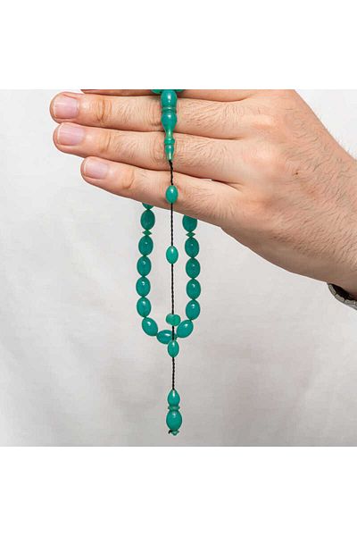 Skygo Pressed Amber Prayer Beads