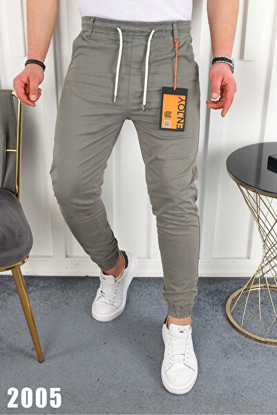 Enjoy YUMUŞAK DOKUNUŞLU RAHAT GİYİM LİKRALI BEL PAÇA LASTİK PANTOLON