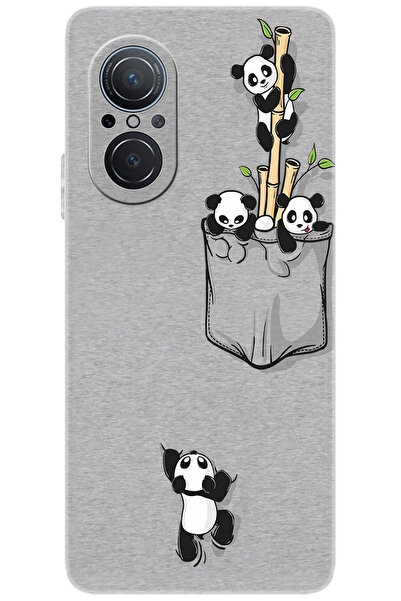 Ceppare Huawei Nova 9 SE (JLN-LX1) Uyumlu Kılıf Desen Baskılı Silikon Pandala...