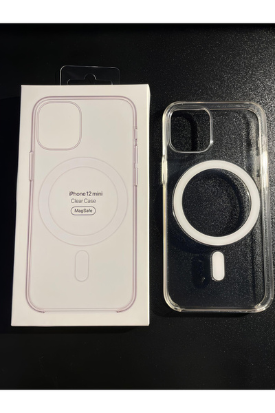Multitronic iPhone 12 Mini Uyumlu MagSafe Özellikli Şeffaf Manyetik Kılıf Kab...