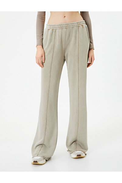 Koton Geniş Paça Eşofman Altı Beli Bağlamalı