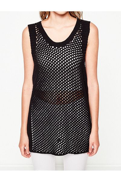 Koton Bluse mit Netzdetail