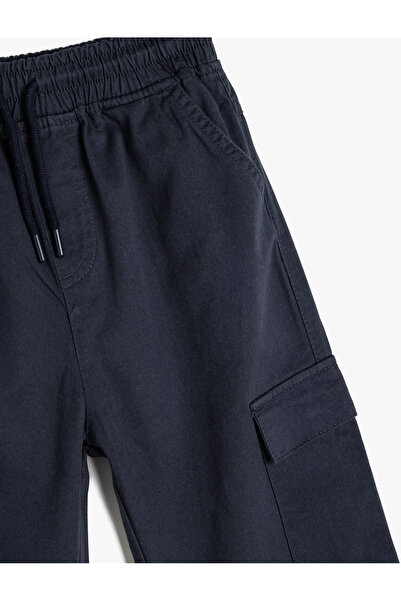 Koton Jogger Pantolon Kargo Cepli Beli Bağlamalı Pamuklu