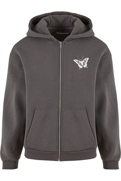 Upscale by Mister Tee Let‘s Get Lost Fluffy Zip Hoody