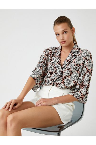 Koton Virágos Crop ing