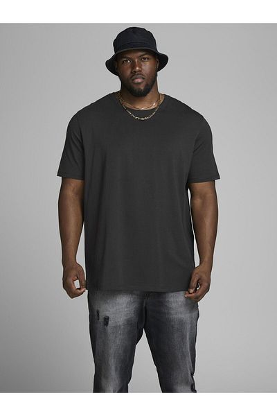 Jack & Jones Plus T-Shirt Plus Einfarbig T-Shirt