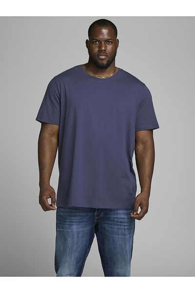 Jack & Jones Plus T-Shirt Plus Einfarbig T-Shirt