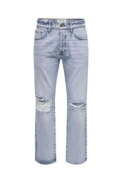 Only & Sons Normal geschnitten jeans ONSEDGE Mittlere Taille Gerade geschnitten Jeans