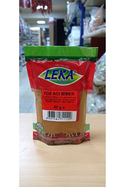 leka baharat Kırmızı Toz Acı Biber 80 g
