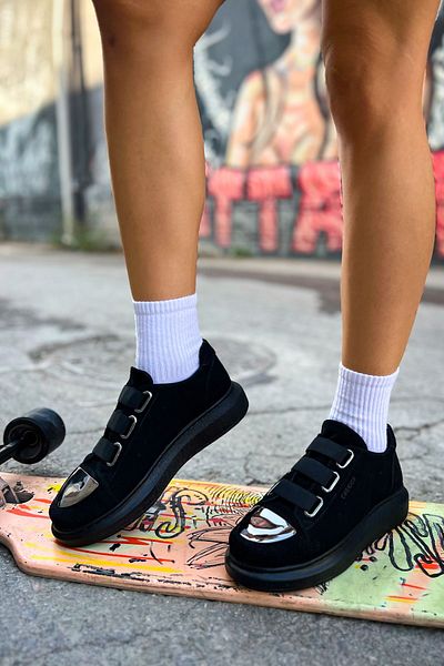 Chekich CH251 SST Mirror Suede Women's Shoes BLACK