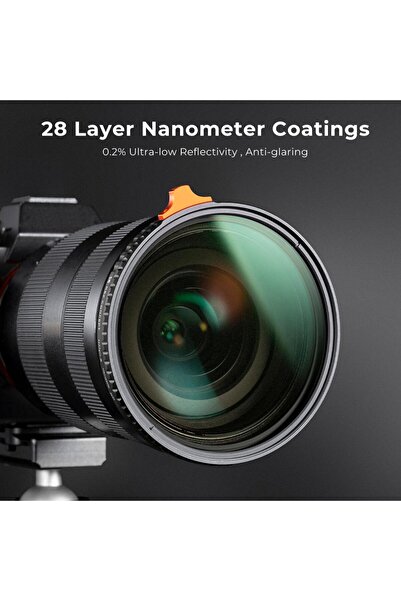 K&F CONCEPT 72mm ND-400 Nano-X II - Özel Çantasında