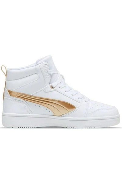 Puma Rebound V6 Metallic Dream Women's Casual Sports Shoes 397474 White