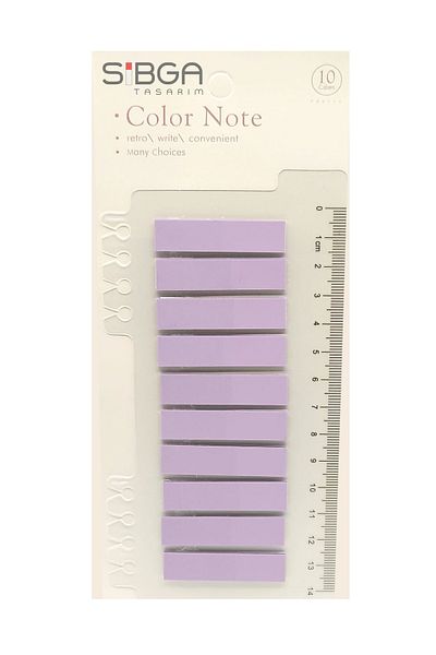 sibga tasarım Purple Transparent Color Post-It Note Paper - Bookmark Sticker