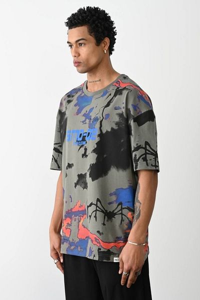 CreativeStyle Ανδρικό μπλουζάκι Oversize Smo-Qe με στάμπα ειδικού σχεδίου