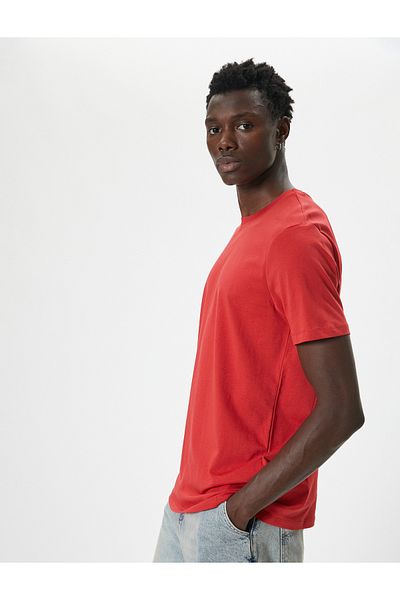 Koton Slim Fit Crew Neck Short Sleeve Basic T-Shirt