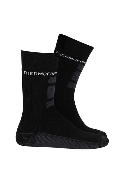 THERMOFORM Μαύρες κάλτσες εργαζομένων