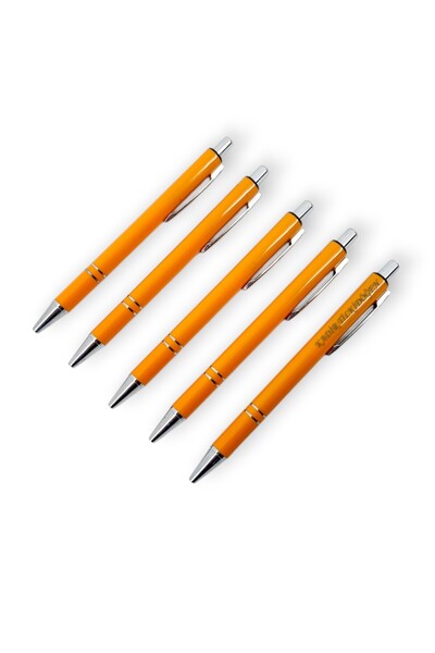 SürLaz Öğretmenler Günü Hediyesi Eko 5'li Isme Özel Tükenmez Kalem Seti(KUTUS...