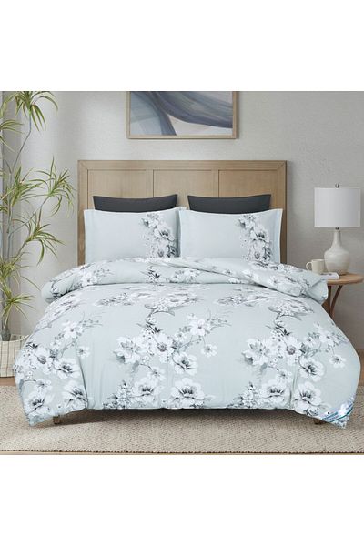 Donetella Printed Bedding Comforter Set, 4 Pcs Queen Size Fits 180x240 Cms