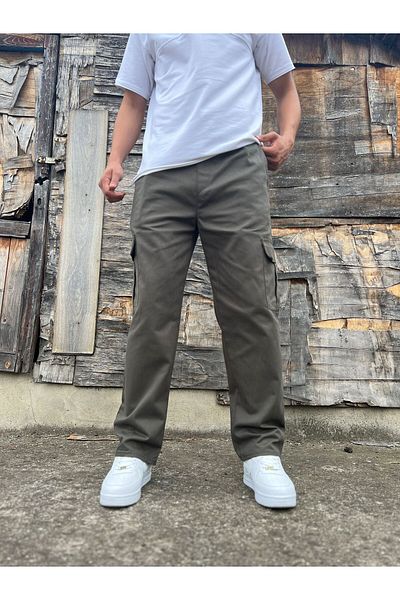 majesteleristore Baggy Trousers with Cargo Pockets