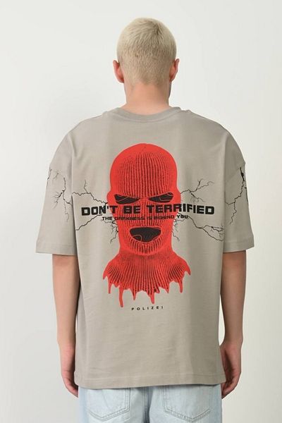 CreativeStyle Ανδρικό μπλουζάκι Oversize Don't Be Terrified Special Design