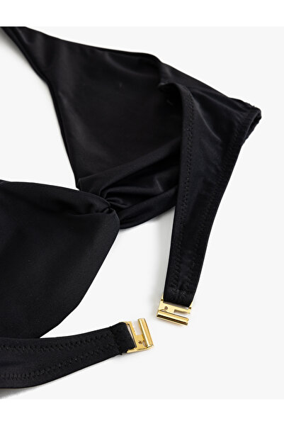 Koton Bikini-Oberteil mit Neckholder-Klappverschluss