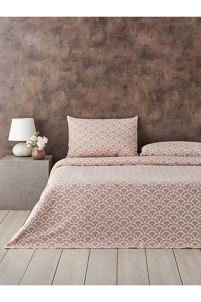 English Home Set cuvertură de pilota cu ventilator dublu Dusty Rose