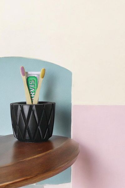 Evene Toothbrush Holder Toothbrush Holder Toothbrush Stand Toothbrush Holder Black Model 18