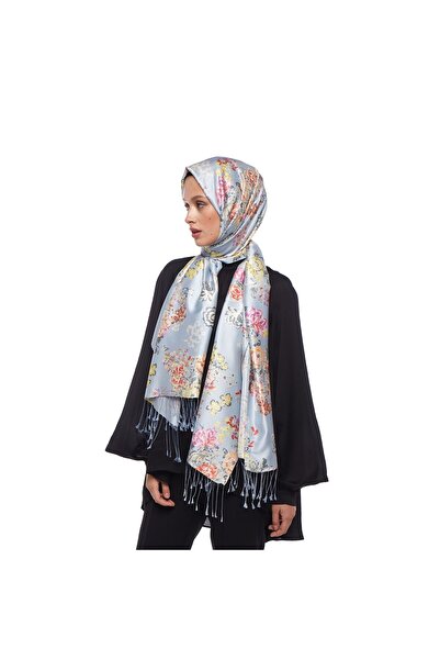 ipekevi Μεταξωτό Σάλι Baby Blue 5716