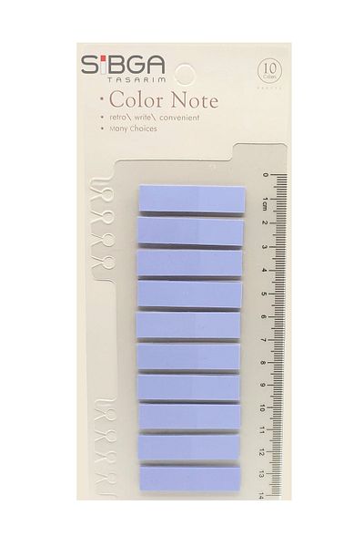 sibga tasarım Purple Transparent Color Post-It Note Paper - Bookmark Sticker