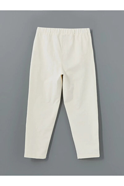 LC Waikiki Vision  Beli Lastikli Kadife Kadın Pantolon