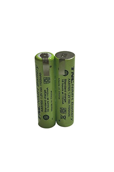 berdeser Traş Makinesi Uyumlu AAA 2.4v 1100 mah Şarjlı Kalem Pil