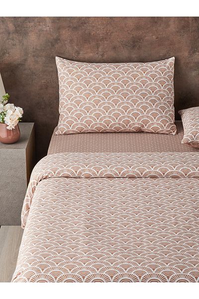 English Home Set cuvertură de pilota cu ventilator dublu Dusty Rose