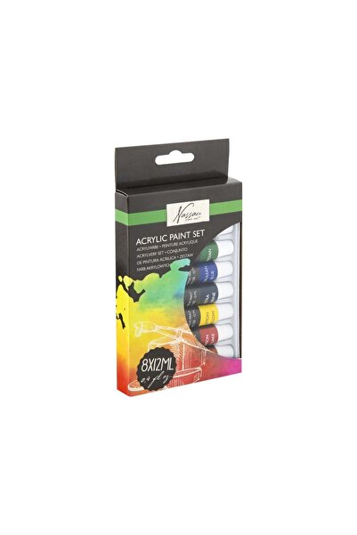 Bebeluc Sada 8 culori acrilice, Fine Art, Nassau