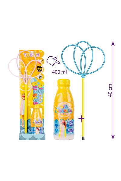 Tuban Set Pro Giant soap bubbles - multi-butterfly accessory + 400 ml solution