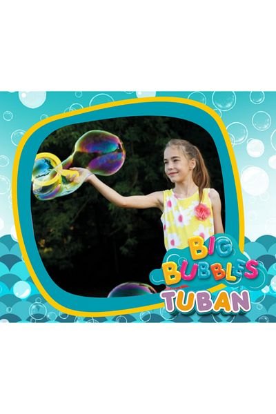 Tuban Soap Bubble Set, in mesh, accessories + 250ml solution