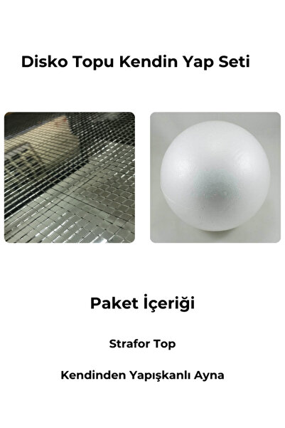 SopdetDekor Disko Topu Kendin Yap Seti