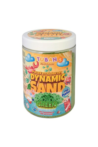 Tuban Kinetic Sand - green, 1 kg