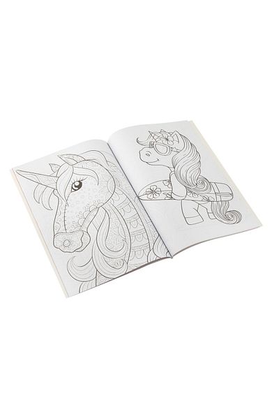 GRAFİX Coloring book with activities - Unicorn