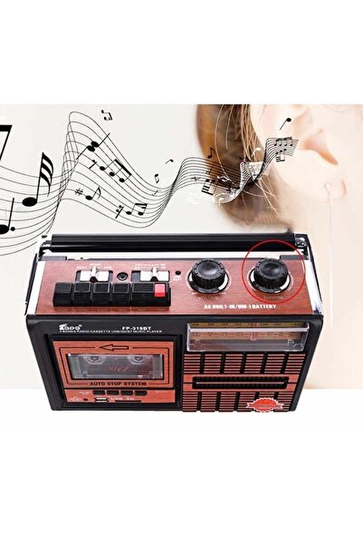 Geseus Nostaljik Kasetçalar 4 Bant Radyo,Usb Girişli,Fm Radyo,Bluetooth Bağla...