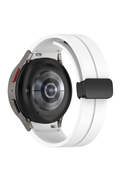 NovStrap Samsung Galaxy Watch 4 5 Pro 6 7 Fe 40 42 43 44 45 46 47 Mm Uyumlu K...