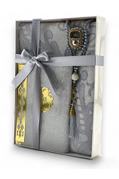 Deniz Elmasları Set covor de rugăciune cu Yasin-i Sharif, Zikirmatik și Rozar...